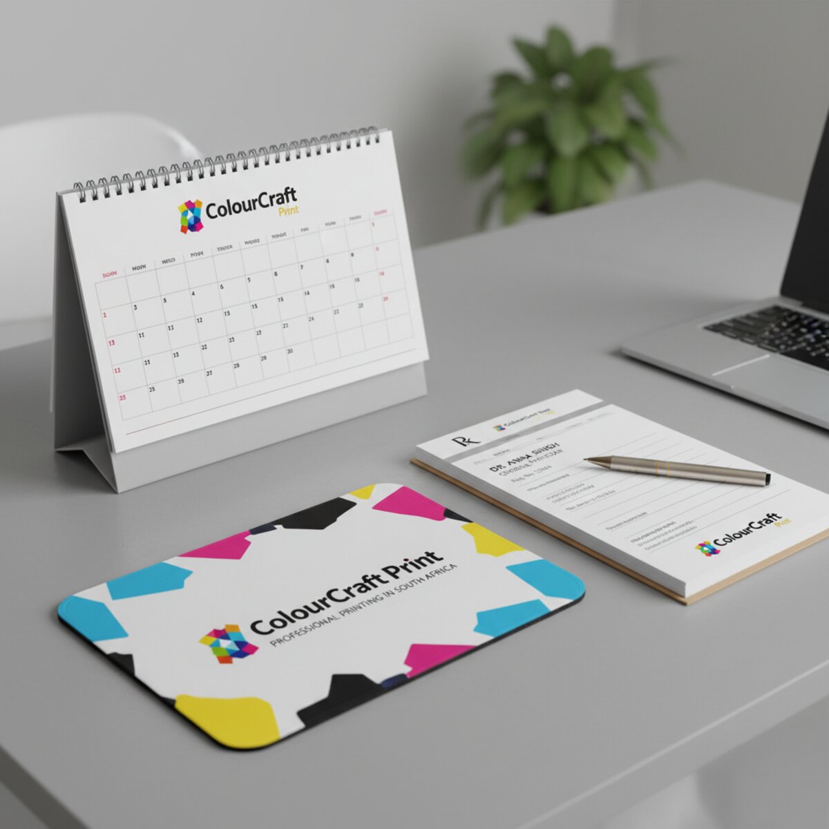 Calendar, mousepad and pad printing by ColourCraft Print